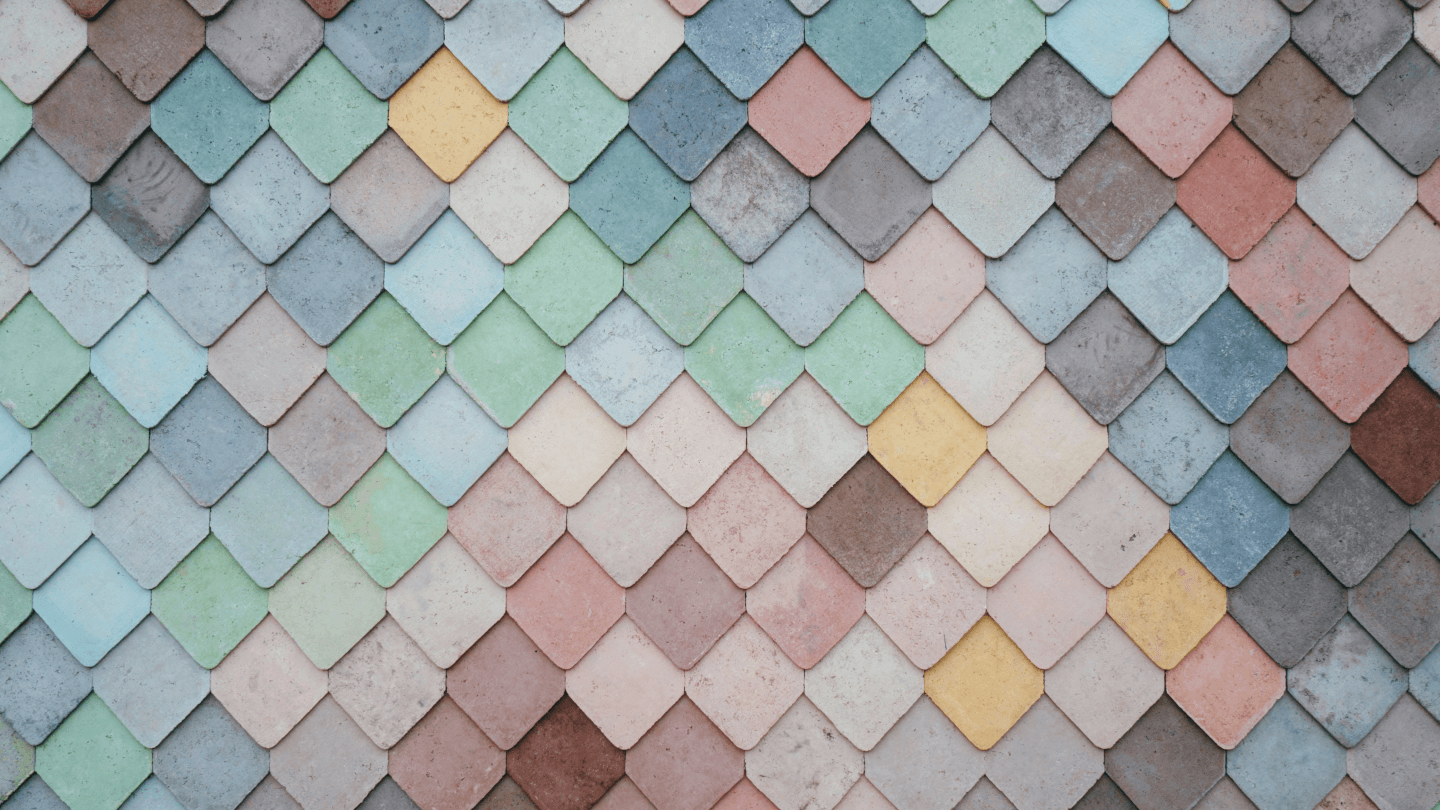 colourful rounded square tiles