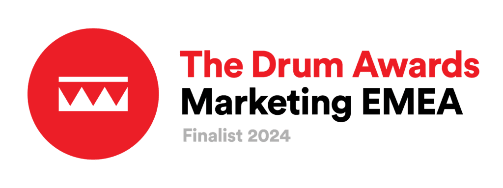 The Drum Marketing EMEA Awards 2024 Finalist badge