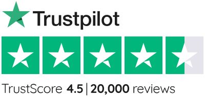 Homeprotect are rated Excellent on Trustpilot with over 20k reviews