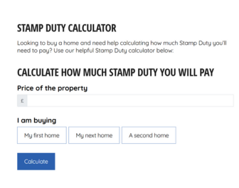Homeprotect Stamp Duty Calculator