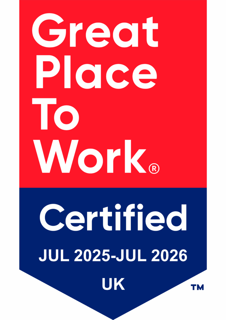 Great Place to Work Certified July 2025 - July 2026 UK