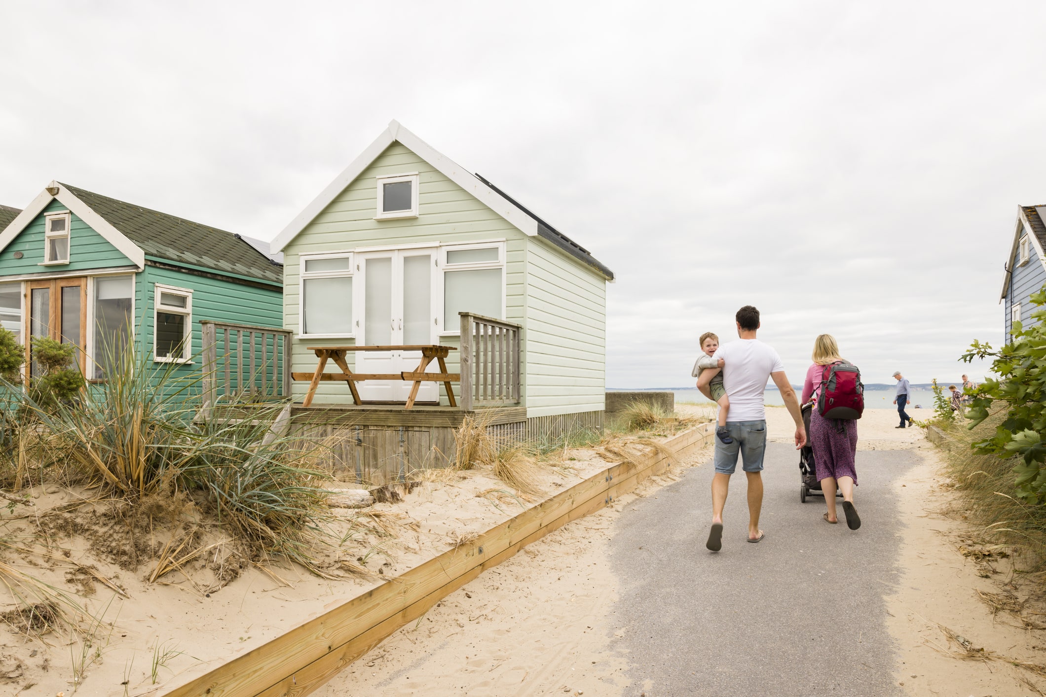 UK beachside holiday home with young family